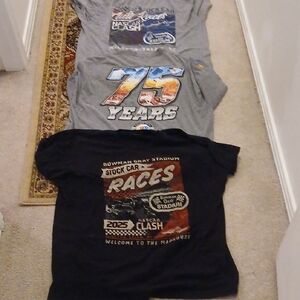 Nascar Gray and Black Short Sleeve Tees